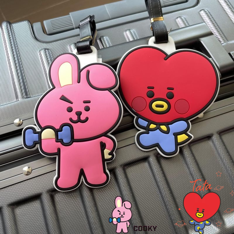 Travel Accessories International - พวงกุญแจการ์ตูน BT21 น่ารัก สไตล์คาวาอี้ ใช้ได้ทั้งชายหญิง ใช้ติดกระเป๋าเดินทาง