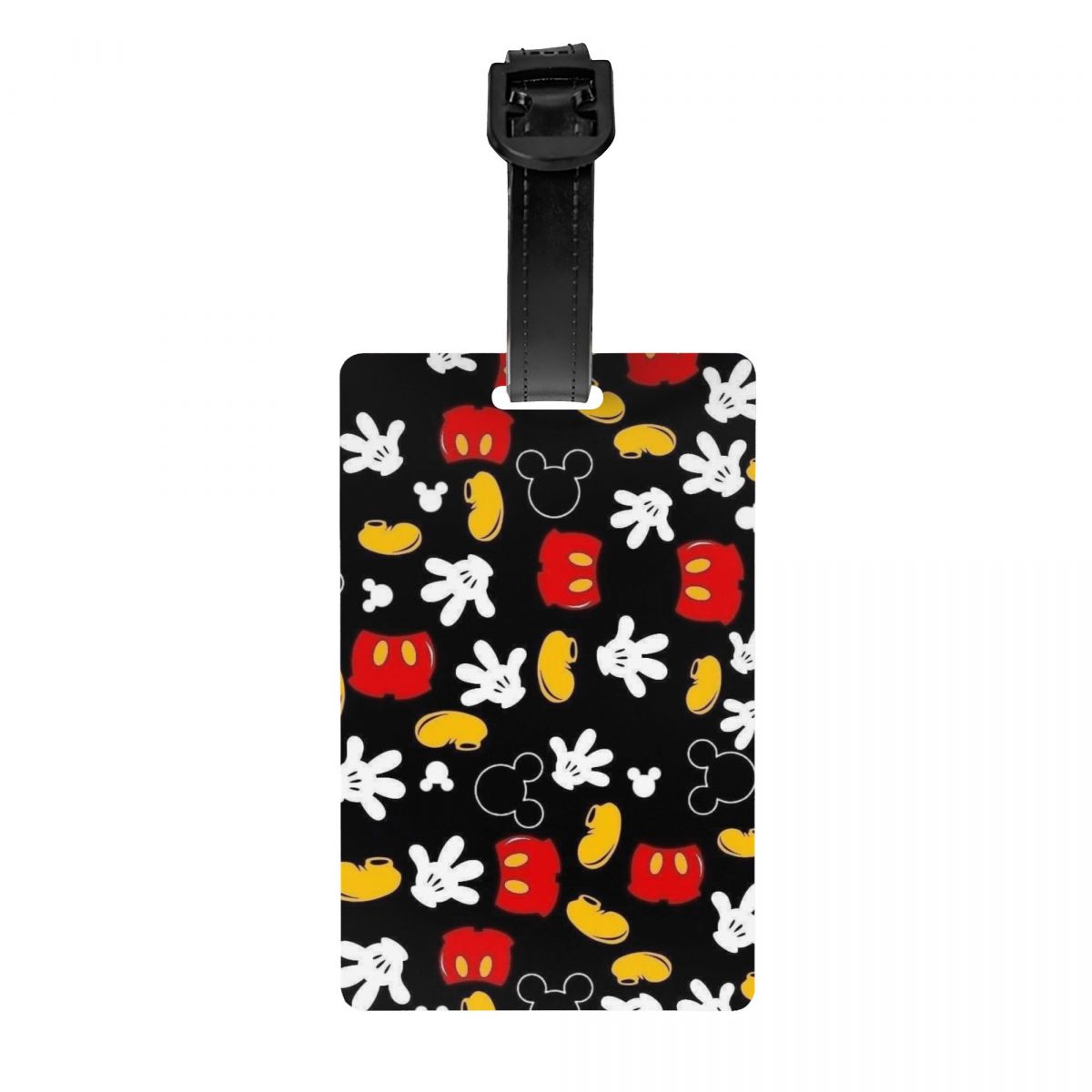 Travel Accessories International - แท็กกระเป๋าเดินทาง M-Mouse แบบกำหนดเองสำหรับกระเป๋าเดินทาง แฟชั่นอะนิเมะการ์ตูน แท็กติดกระเป๋าเดินทาง ปกป้องความเป็นส่วนตัว