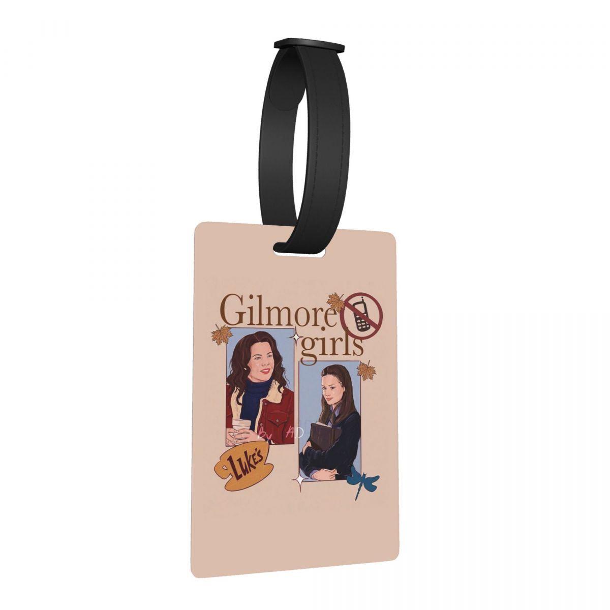 Travel Accessories International - ป้ายติดกระเป๋าเดินทางลายกราฟฟิตี้ Gilmore Girls อุปกรณ์เสริมสำหรับกระเป๋าเดินทาง ป้ายติดกระเป๋าเดินทาง ป้ายชื่อ
