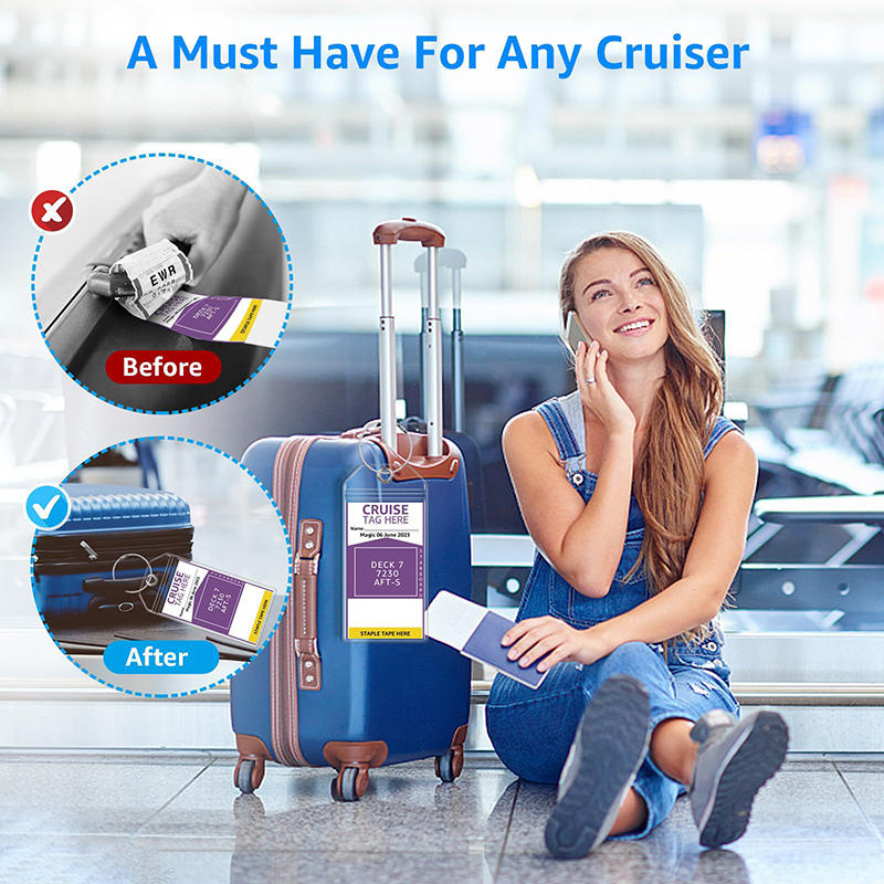 5 ชิ้น ป้ายติดกระเป๋าเดินทางรู - Travel Accessories International บทวิจารณ์และราคา