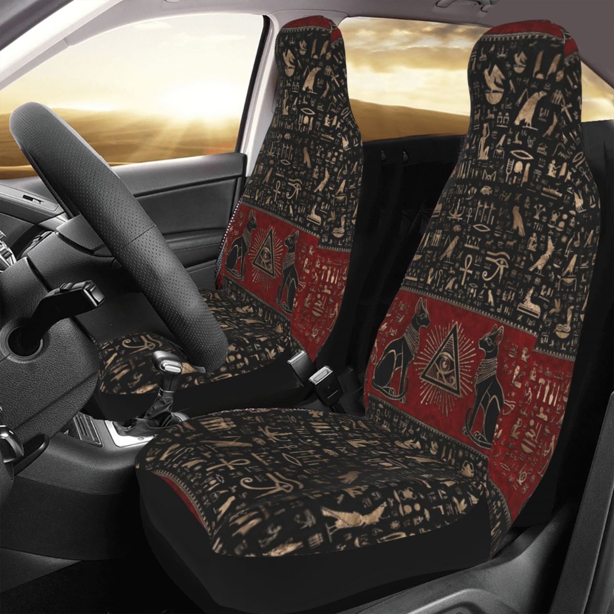 ฝาครอบเบาะรถยนต์ลายตาแห่งฮอรัส - Travel Accessories Egypt บทวิจารณ์และราคา