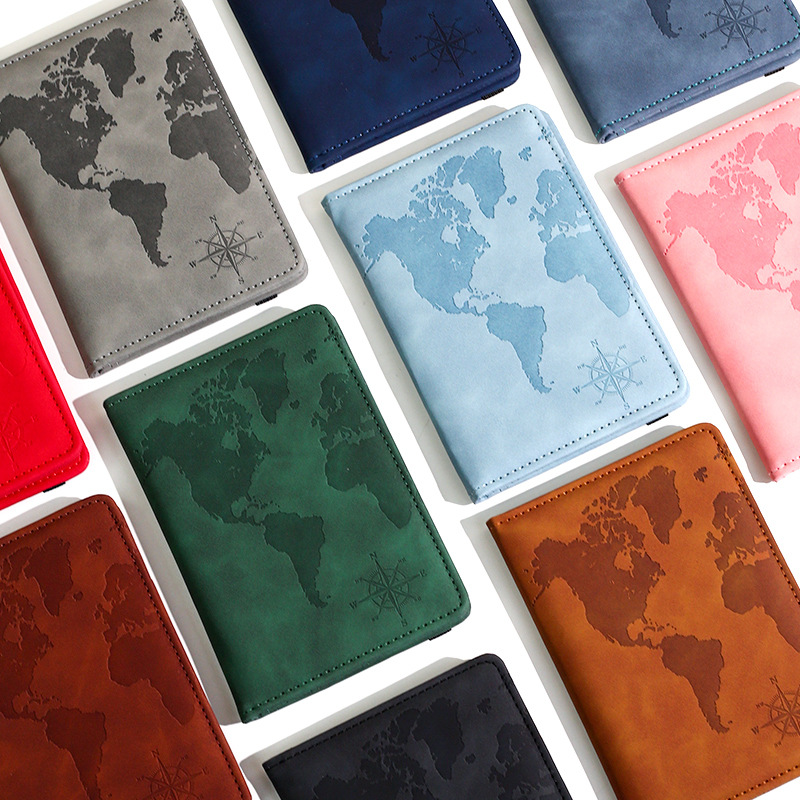 ซองใส่พาสปอร์ตหนังพิมพ์ลายแผนท - Qantas Travel Accessories บทวิจารณ์และราคา