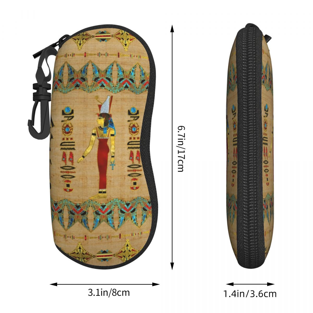 กล่องใส่แว่นตาลายสัญลักษณ์อียิ - Travel Accessories Egypt บทวิจารณ์และราคา