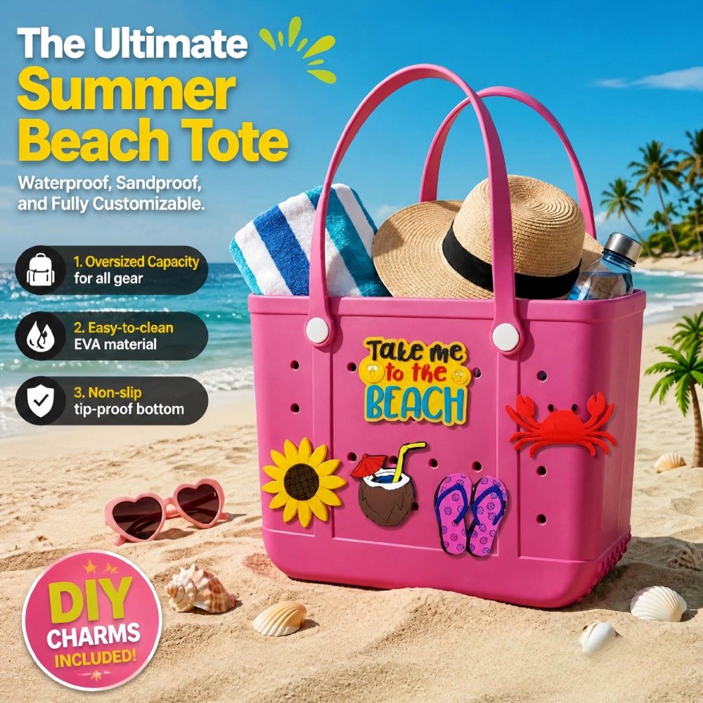 กระเป๋าชายหาดยางขนาดใหญ่สำหรับ - Travel Accessories Bag บทวิจารณ์และราคา