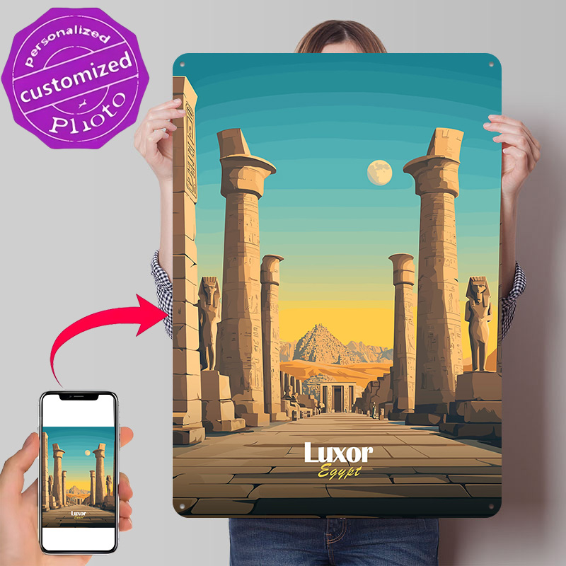 โปสเตอร์โลหะท่องเที่ยวลักซอร์อ - Travel Accessories Egypt บทวิจารณ์และราคา