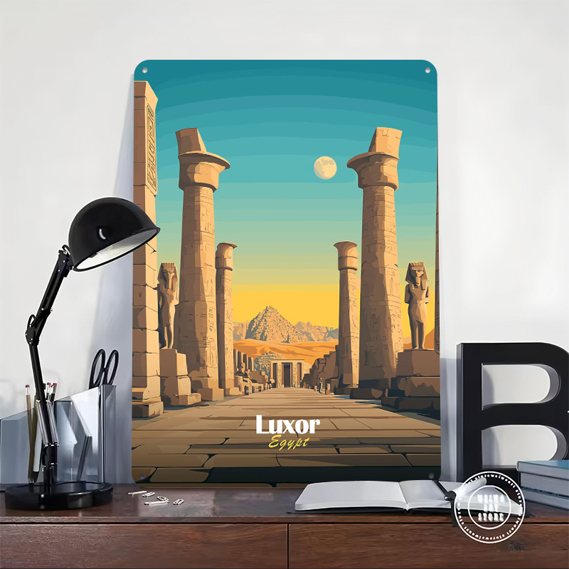 โปสเตอร์โลหะท่องเที่ยวลักซอร์อ - Travel Accessories Egypt บทวิจารณ์และราคา