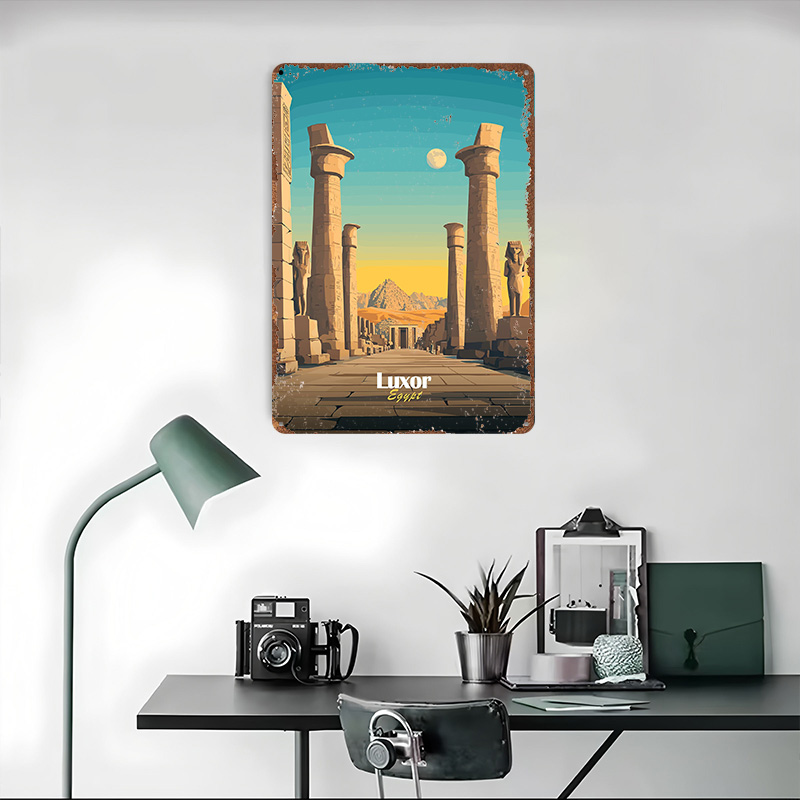 โปสเตอร์โลหะท่องเที่ยวลักซอร์อ - Travel Accessories Egypt บทวิจารณ์และราคา