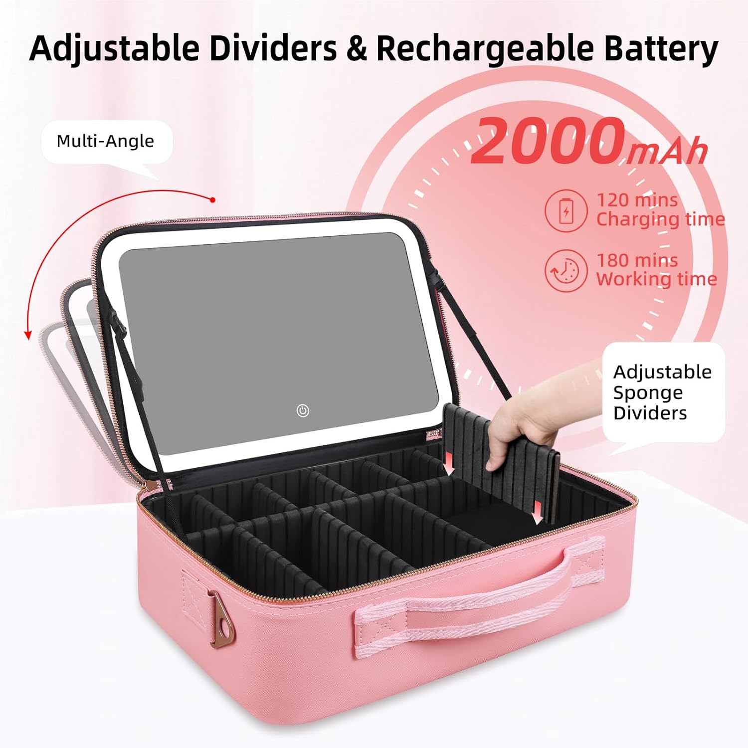 กระเป๋าเครื่องสำอางขนาดใหญ่ 15 - Travel Accessories Bag บทวิจารณ์และราคา